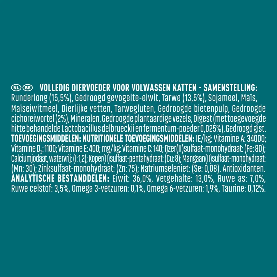 Purina ONE Sterilcat Kattenbrokjes Rund & Tarwe - 4x800g