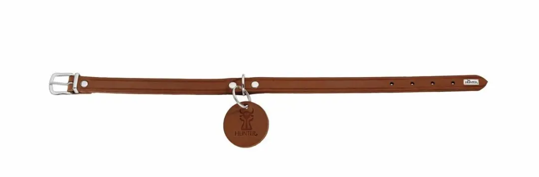 Hunter Aalborg Halsband - S - 32-38cm - Bruin