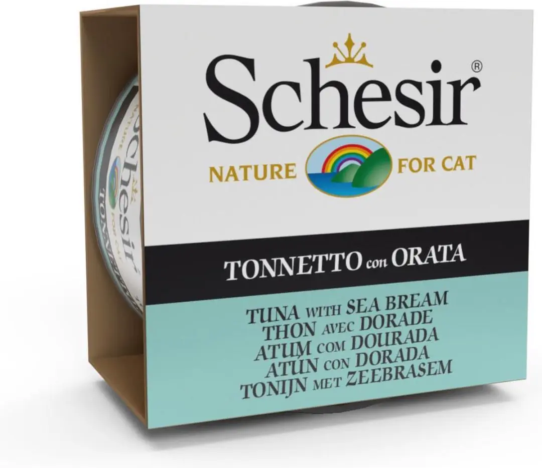 Schesir Kattenvoer Blik Ocean 85g - Tonijn & Zeebrasem