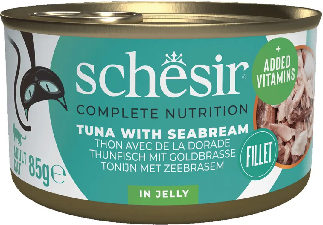Schesir Kattenvoer Blik Ocean 85g - Tonijn & Zeebrasem