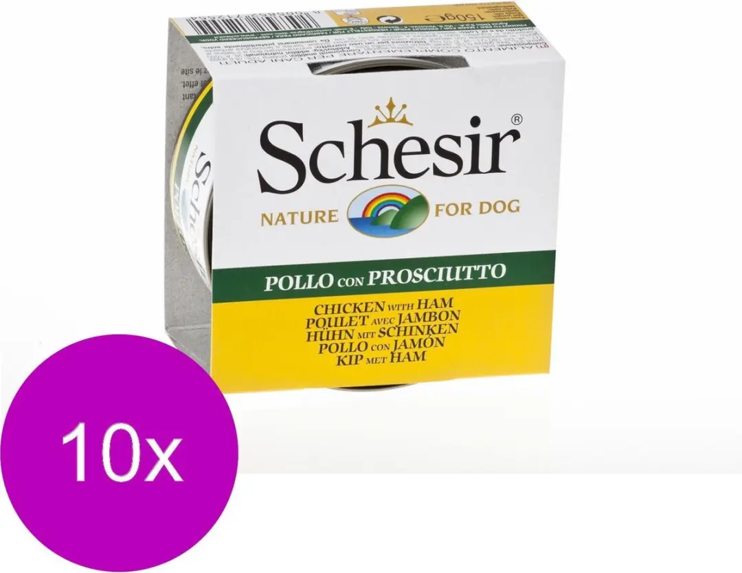 Schesir Hond Blik Gelei 150g