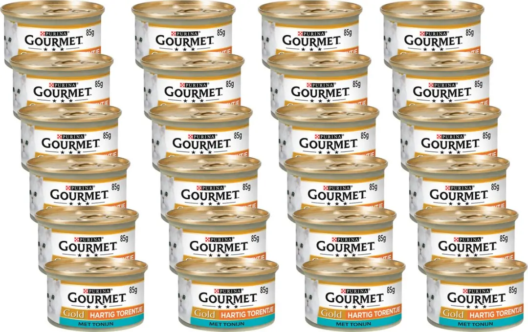 Gourmet Gold Hartig Torentje Tonijn Natvoer - 24x85g