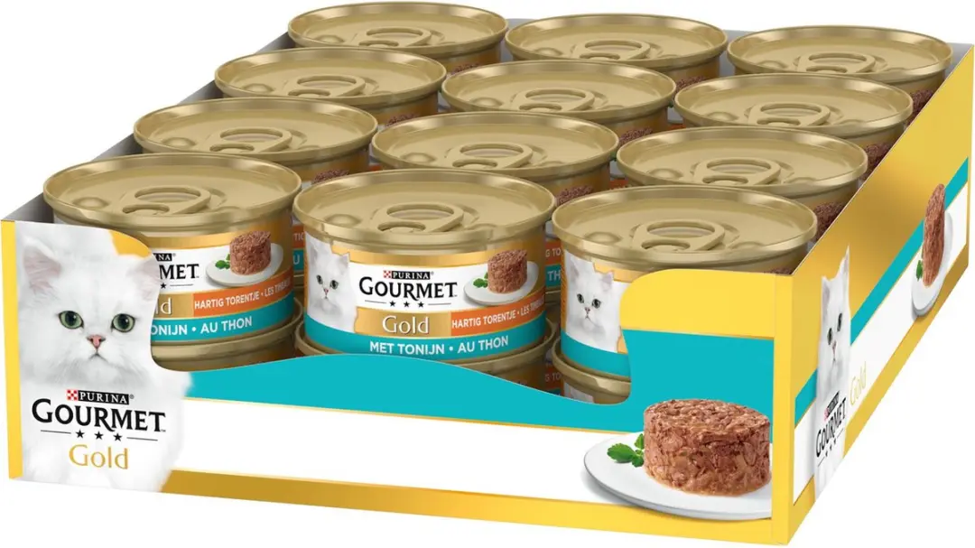 Gourmet Gold Hartig Torentje Tonijn Natvoer