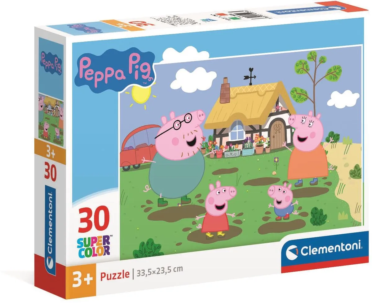 Clementoni Peppa Pig Kinderpuzzel 30 Stukjes