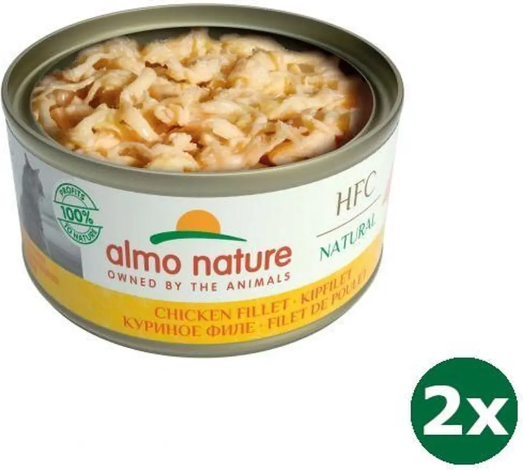 Almo Nature Cat Kipfilet Kattenvoer 48x70g