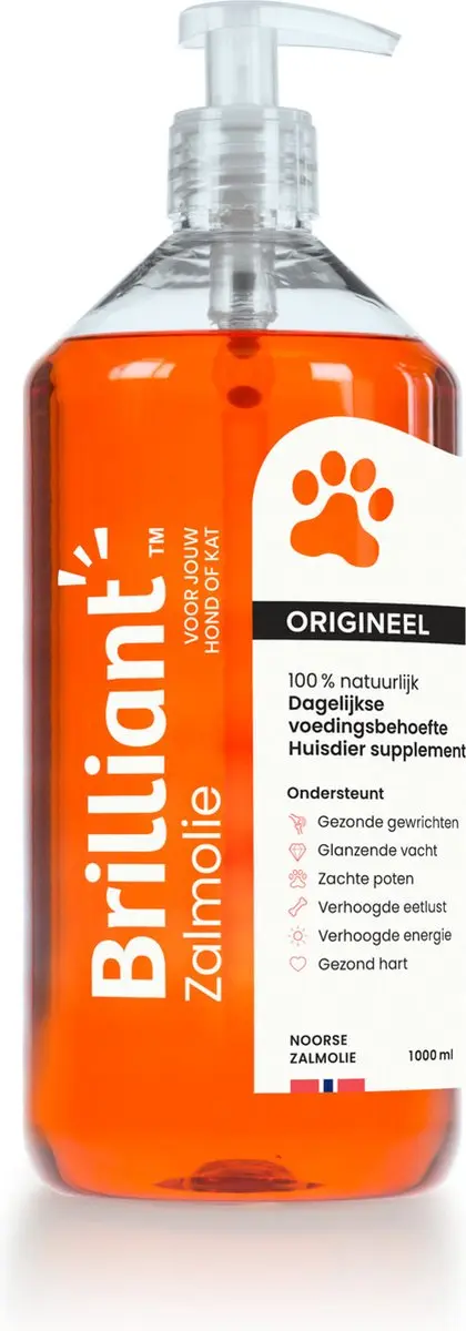 Brilliant Salmon Oil Original Voedingssupplement 1000ml