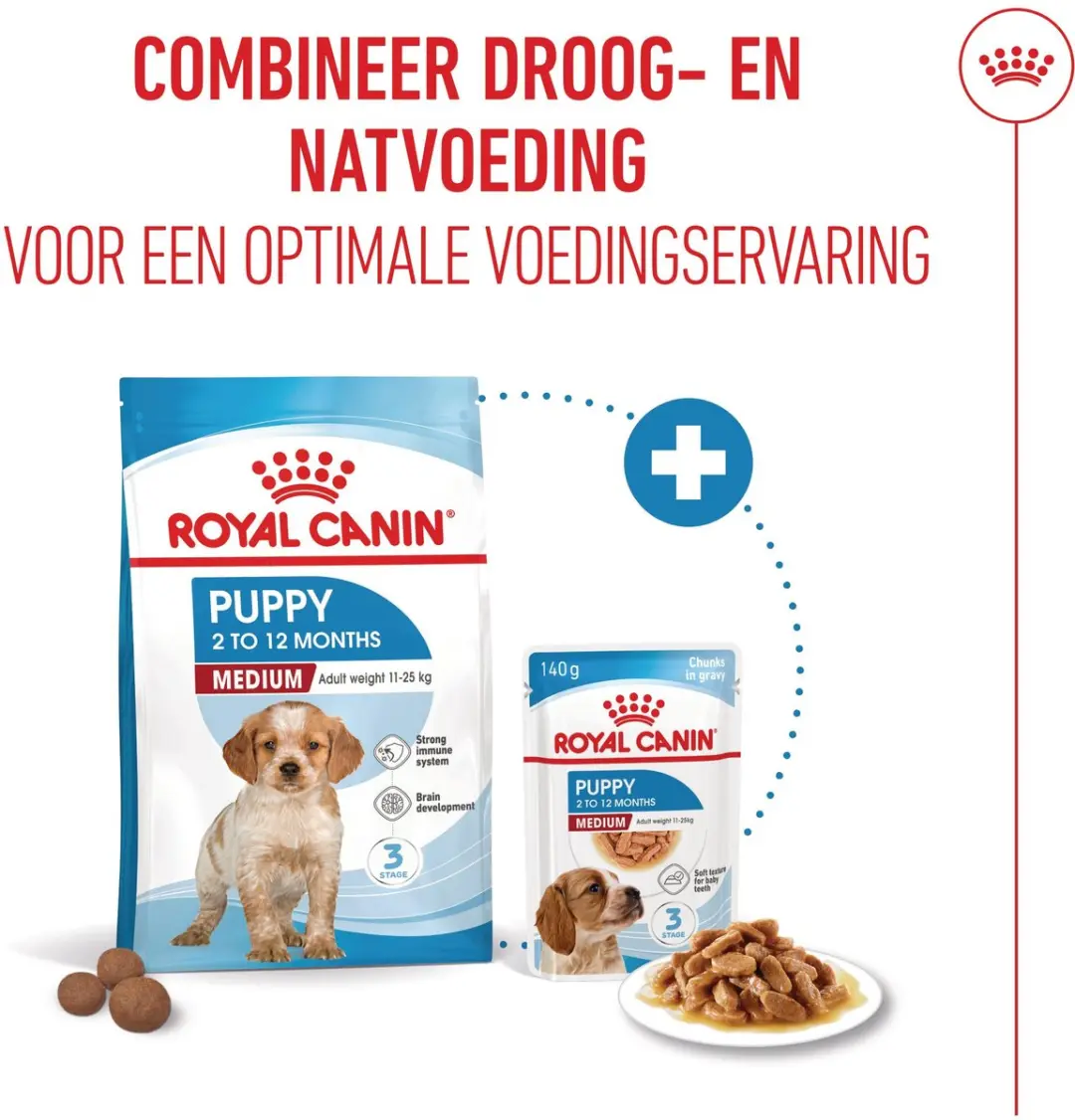 Royal Canin Puppy Medium 10x140g