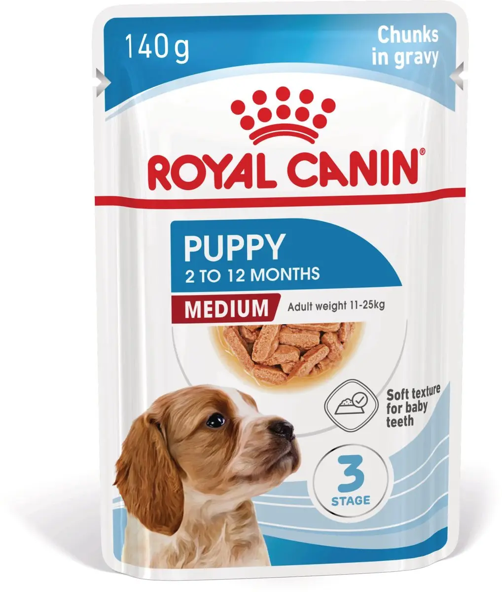 Royal Canin Puppy Medium 10x140g