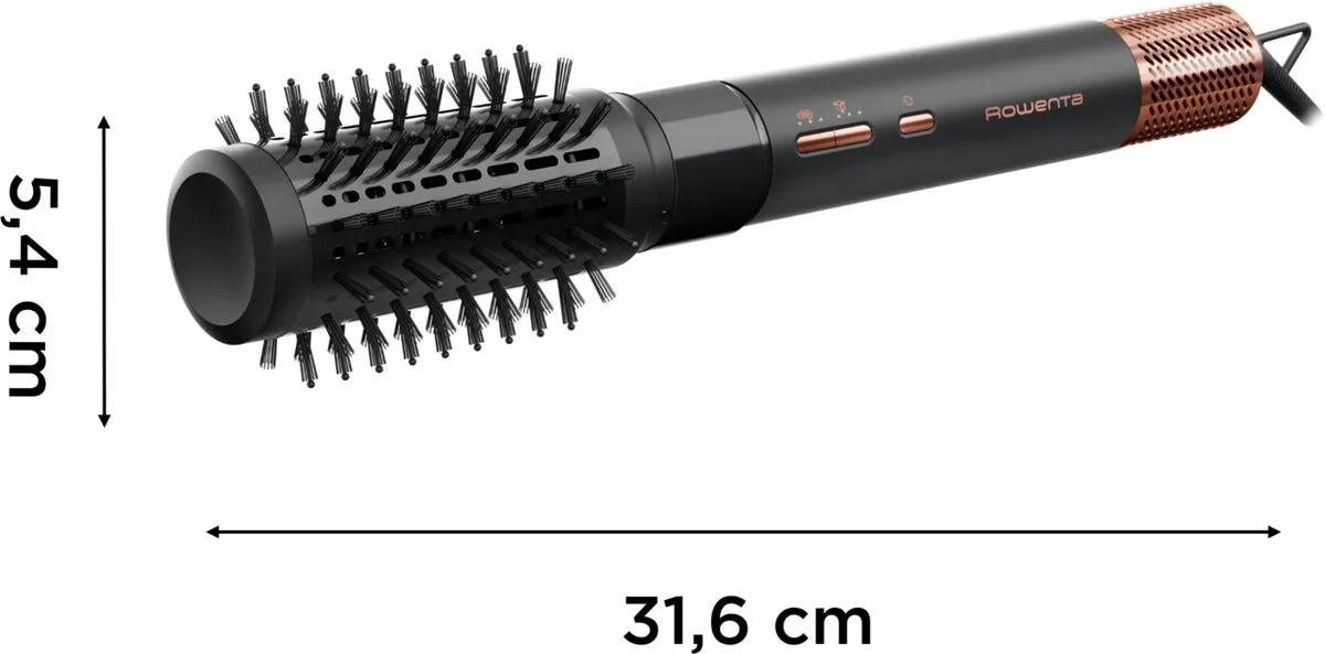 Rowenta Air Shape UB9820E0 Multistyling Heteluchtborstel - 150 km/u - Zwart/Koper