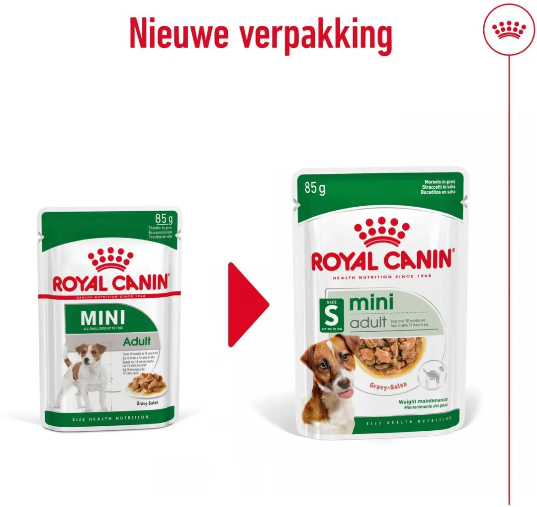 Royal Canin Mini Adult Natvoer - 24x85g