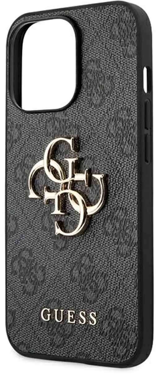 GUESS Telefoonhoesje iPhone 14 Pro - Grijs - MagSafe