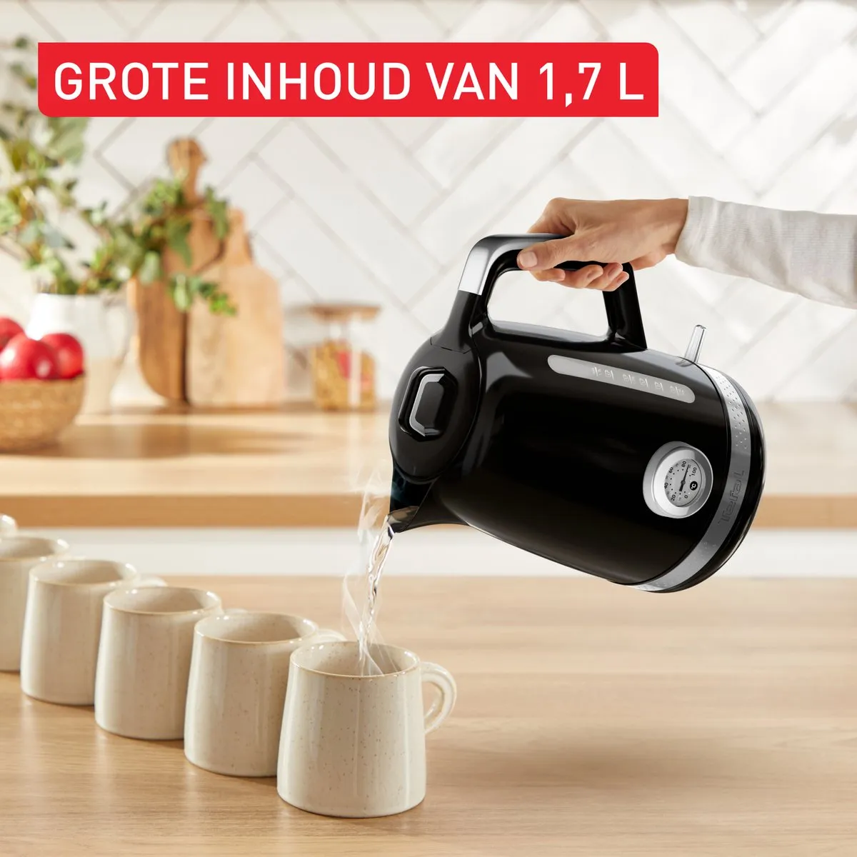 Tefal Soleil KO3558 Waterkoker 1.7L - Zwart