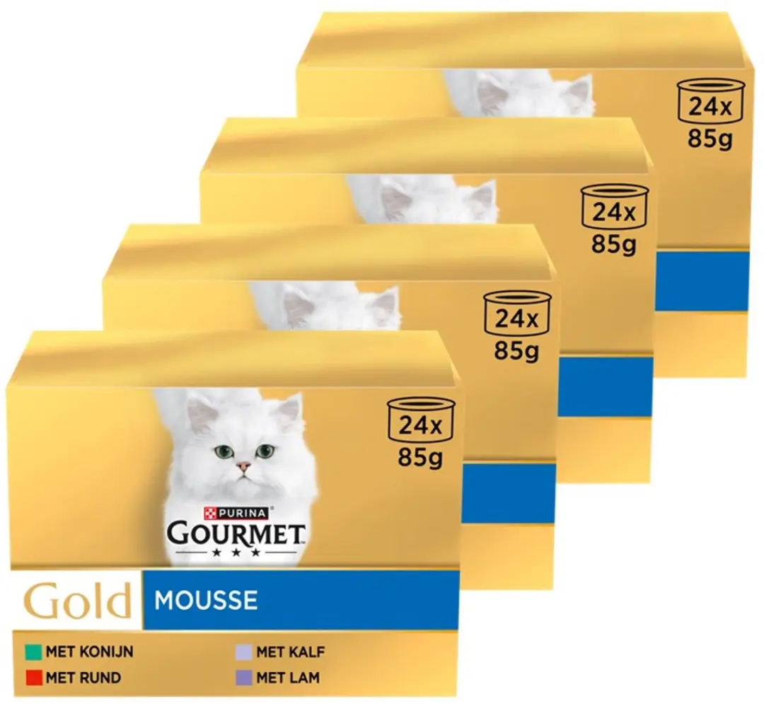Gourmet Gold Mousse Kattenvoer Natvoer