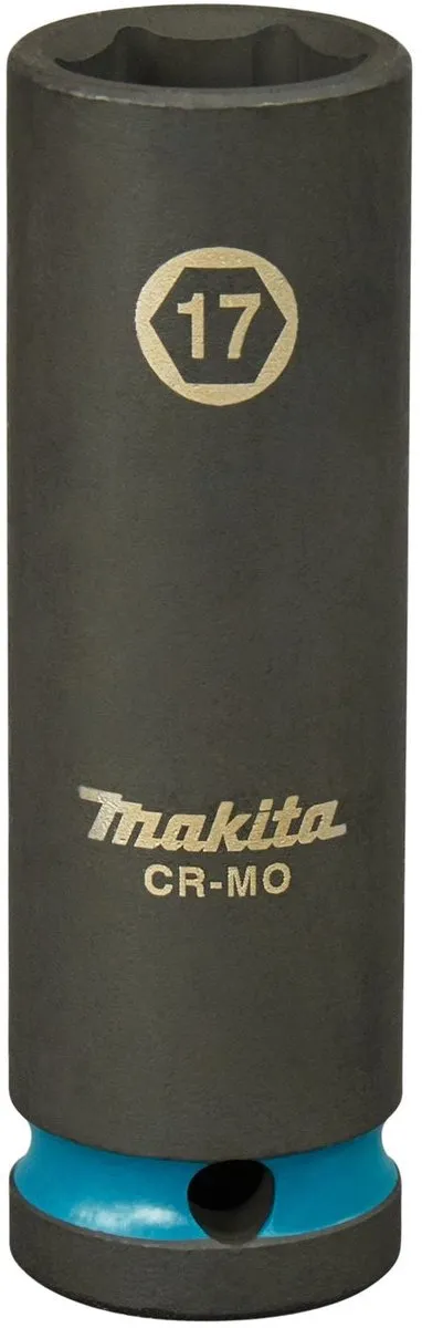 Makita E-16477 Impact Black Krachtdop 17mm - Teal/Zwart