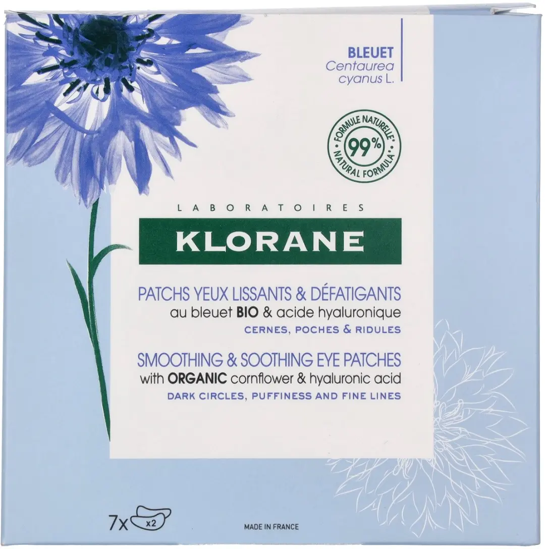 Klorane Pads Ogen Bleuet 14 Stuks - 14ml