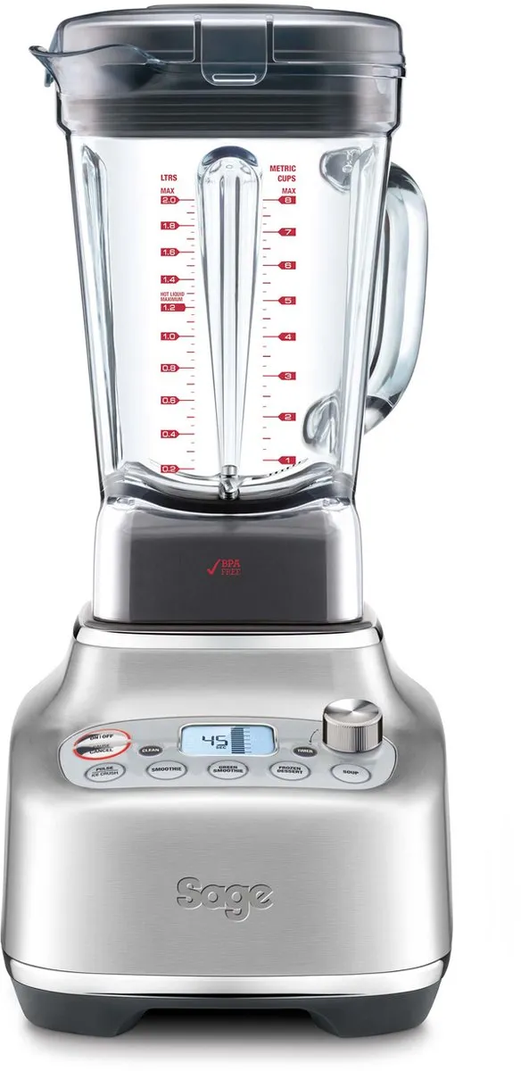 Sage The Super Q Stainless Steel - 2400W - 5 Snelheden - Zilver