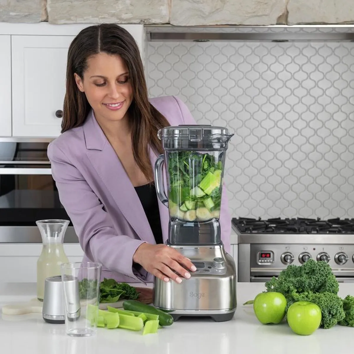 Sage The Super Q Stainless Steel - 2400W - 5 Snelheden - Zilver