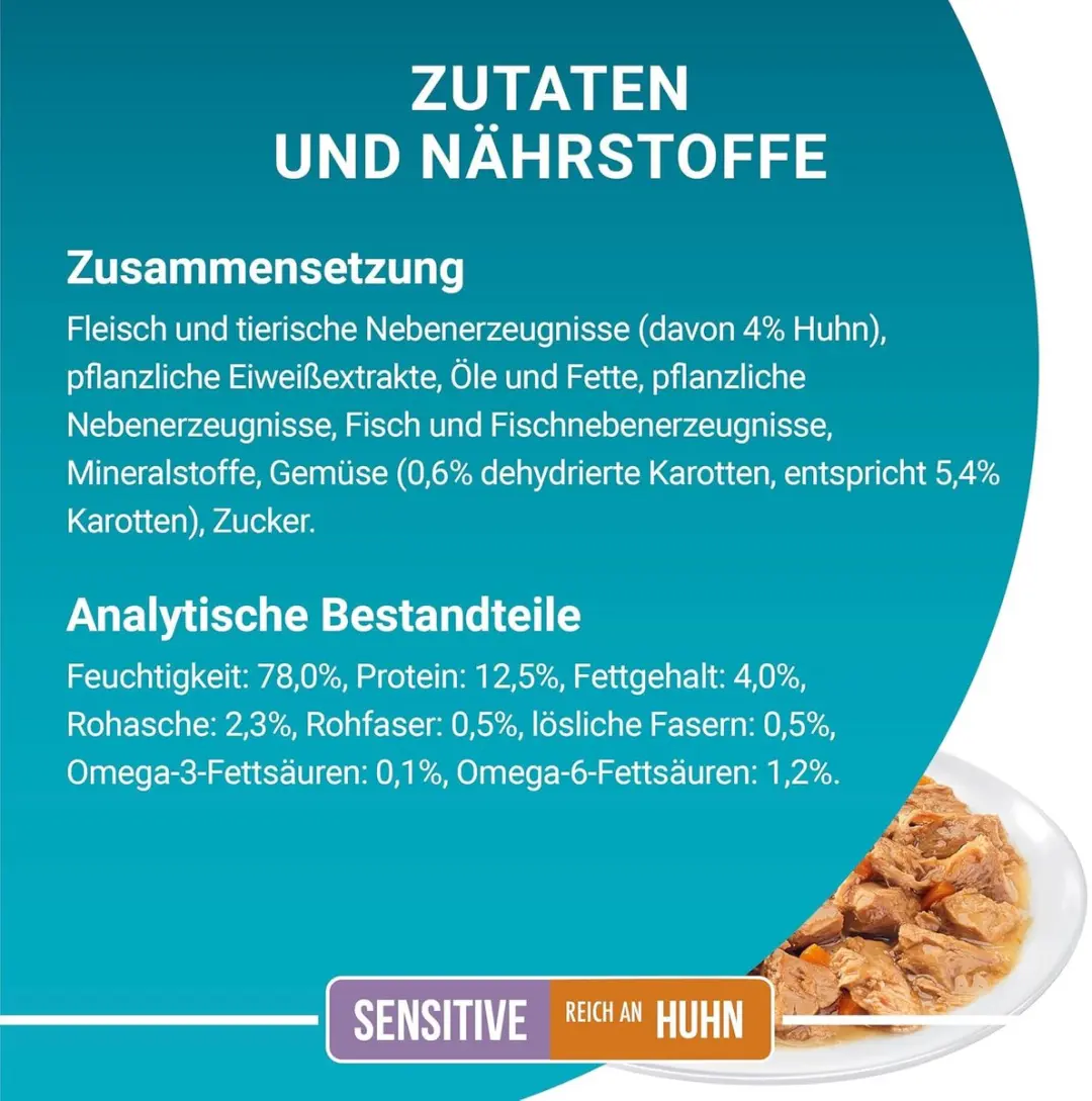 Purina ONE Sensitive Kattenvoer - 8x85g Kip & Wortelen