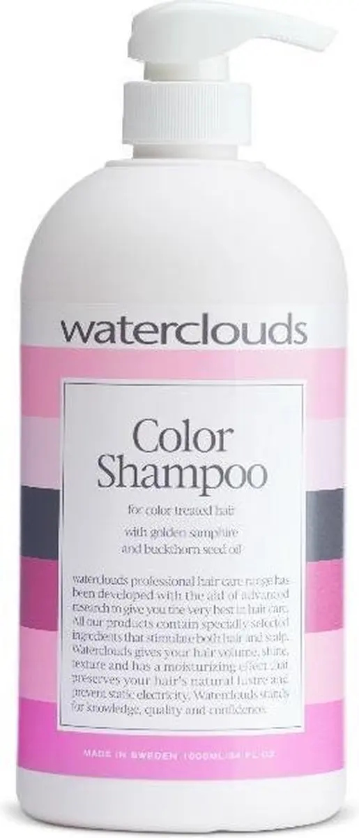 Waterclouds Color Shampoo 1000ml - Vet haar
