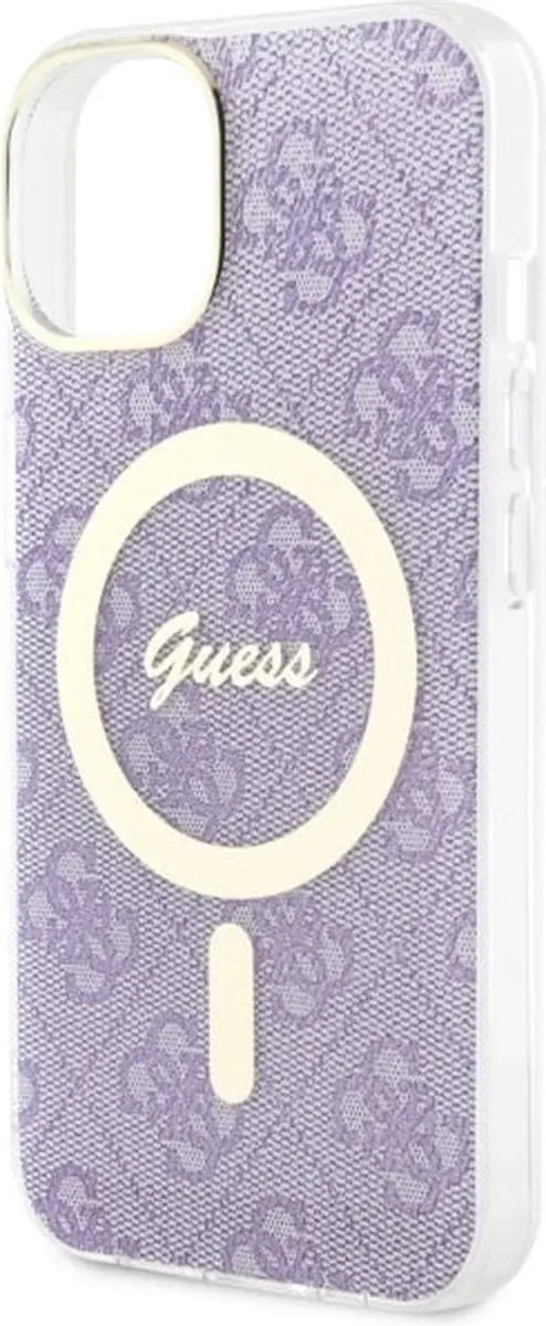 GUESS 4G Back Case MagSafe iPhone 14 - Paars