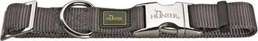 Hunter Alu-Strong Hondenhalsband XL - 45-65cm - Grijs