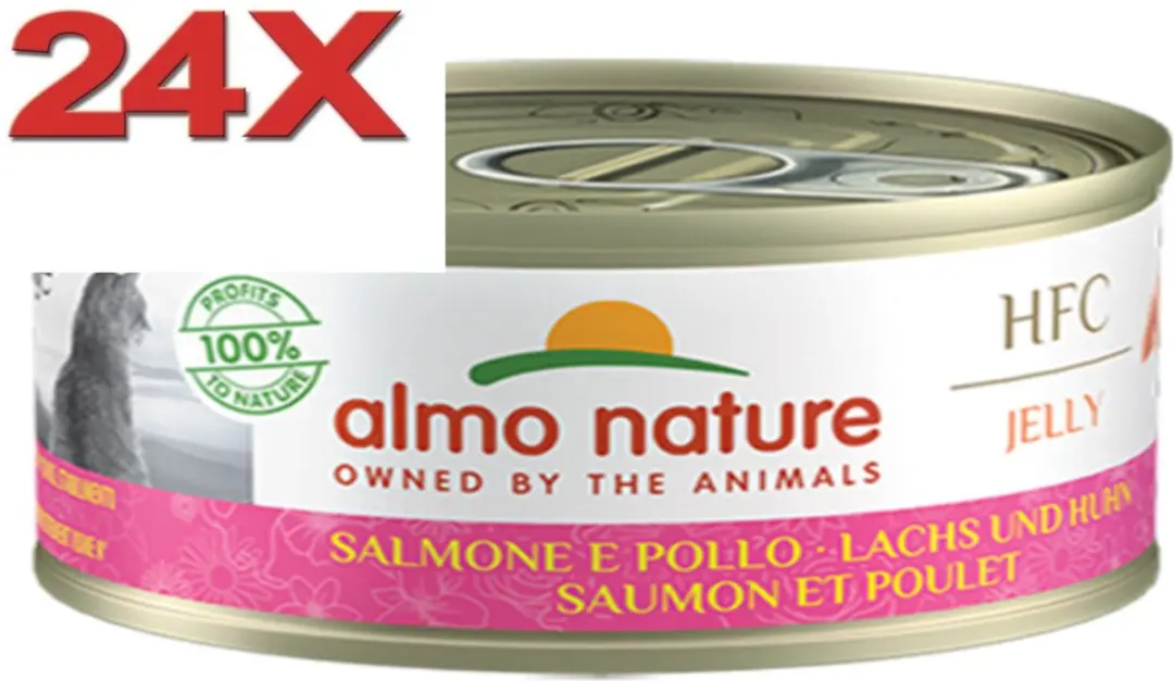 Almo Nature HFC Kattenvoer Jelly Zalm & Kip