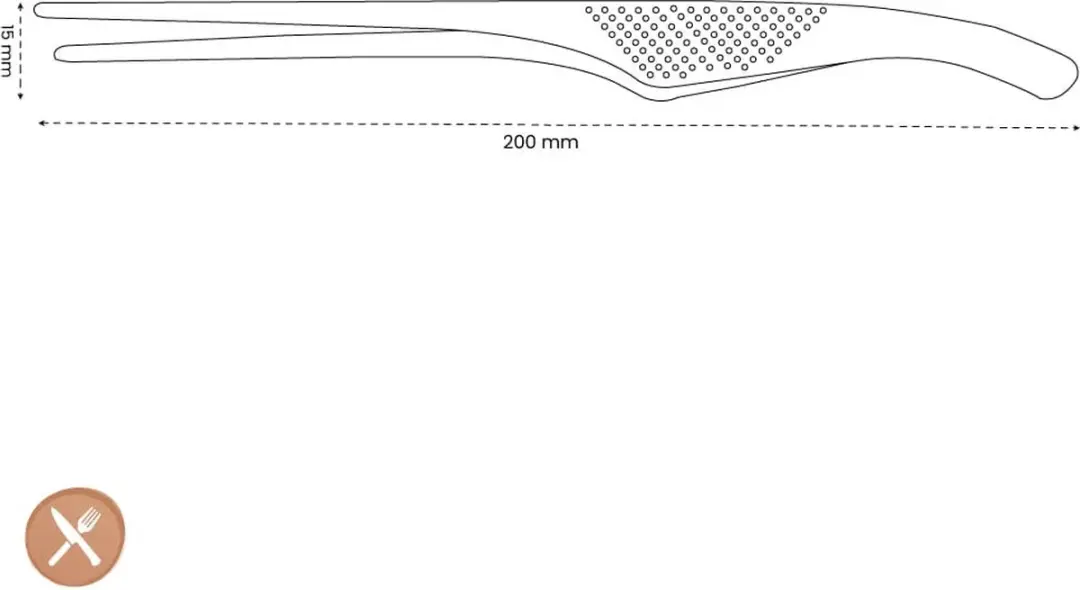 Global GS107 Pincet 20cm - RVS
