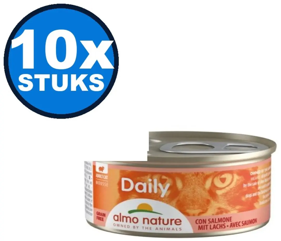 Almo Nature Daily Mousse Zalm