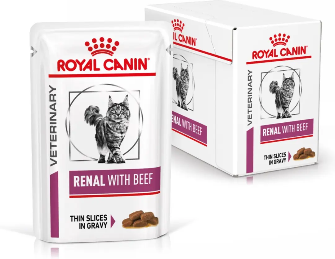 Royal Canin Renal met Rund 85g Natvoer - 48 Stuks