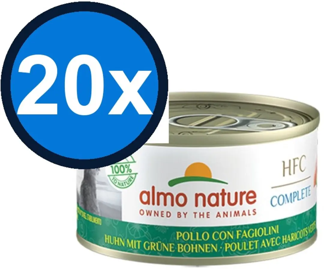 Almo Nature HFC Complete Kip & Groene Bonen 70g