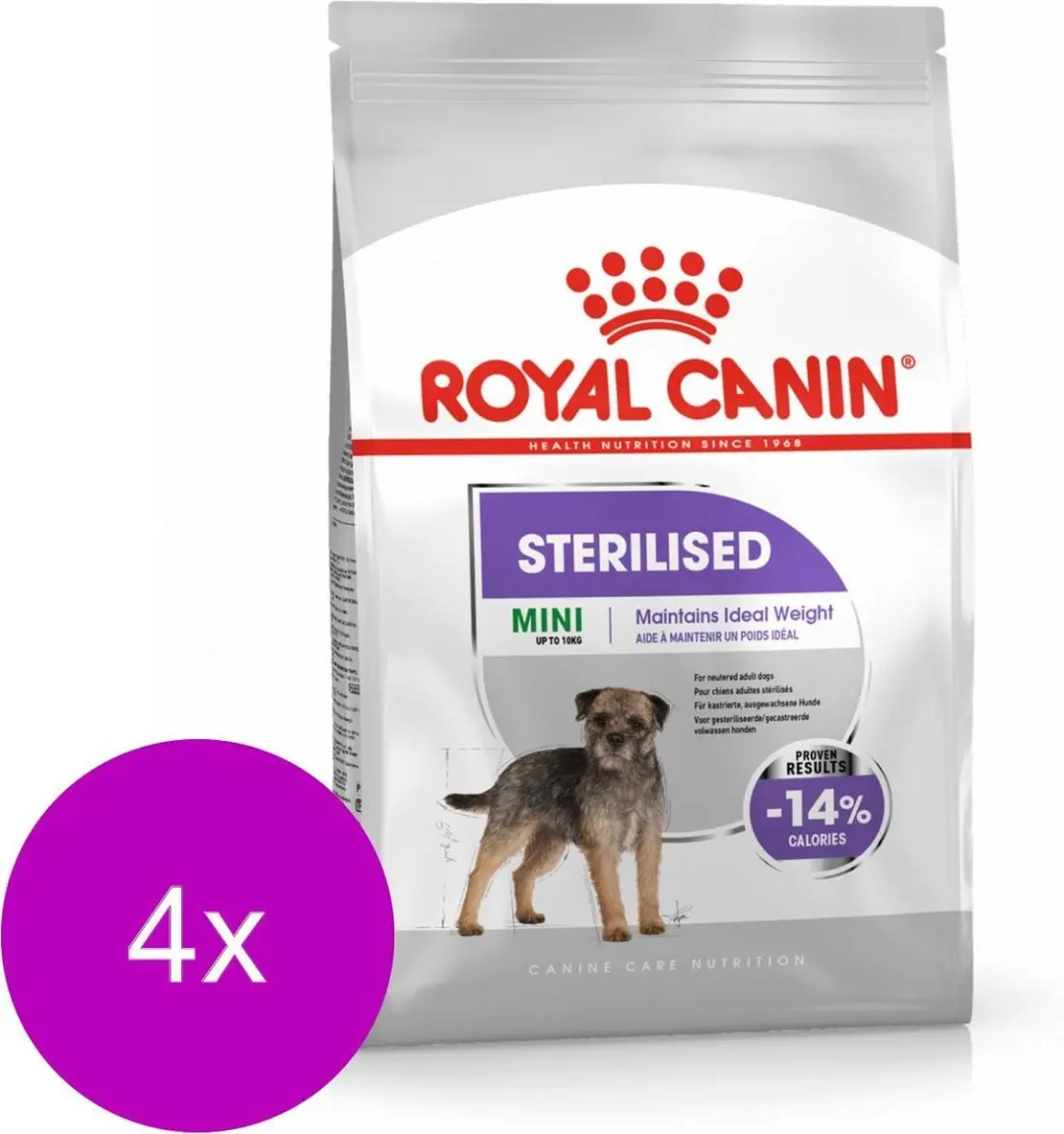Royal Canin Sterilised Mini Hondenvoer - 4x1kg