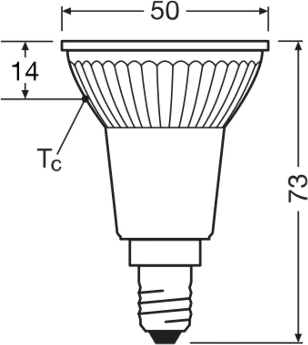 LEDVANCE Performance PAR16 E14 4.8W 350lm - 2700K Warm Wit - afbeelding 3 van 6