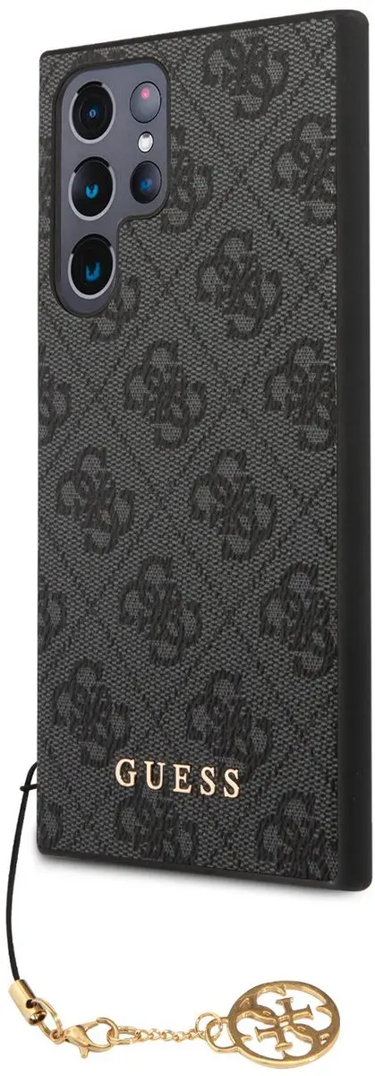 GUESS Charm Hoesje S24 Ultra - Zwart 4G Charms