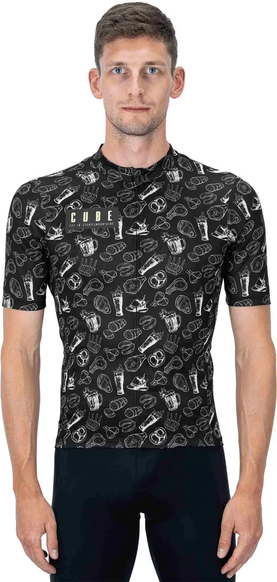 Cube Blackline Jersey Bavaria Black