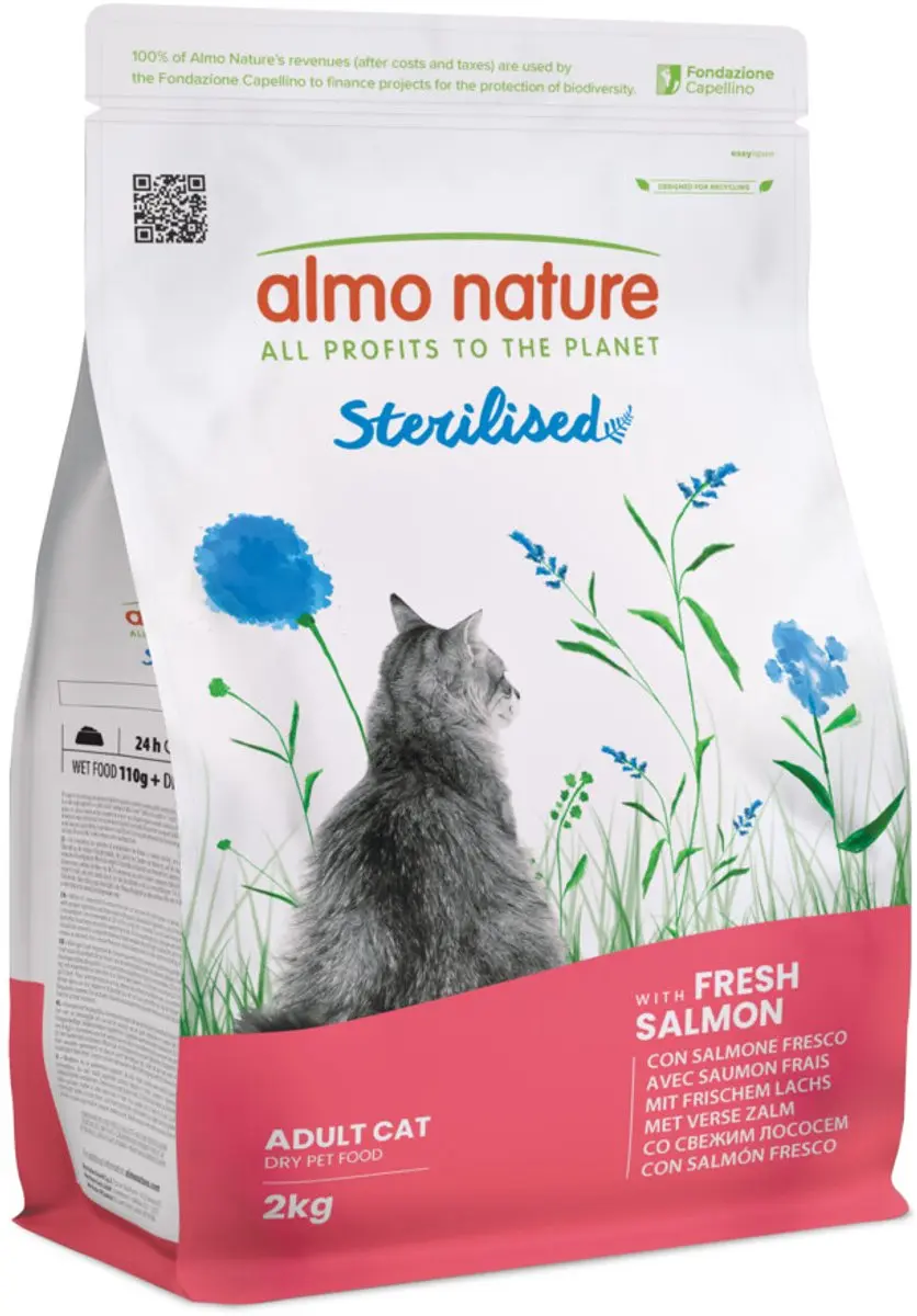 Almo Nature Holistic Gesteriliseerde Katten Zalm 2kg