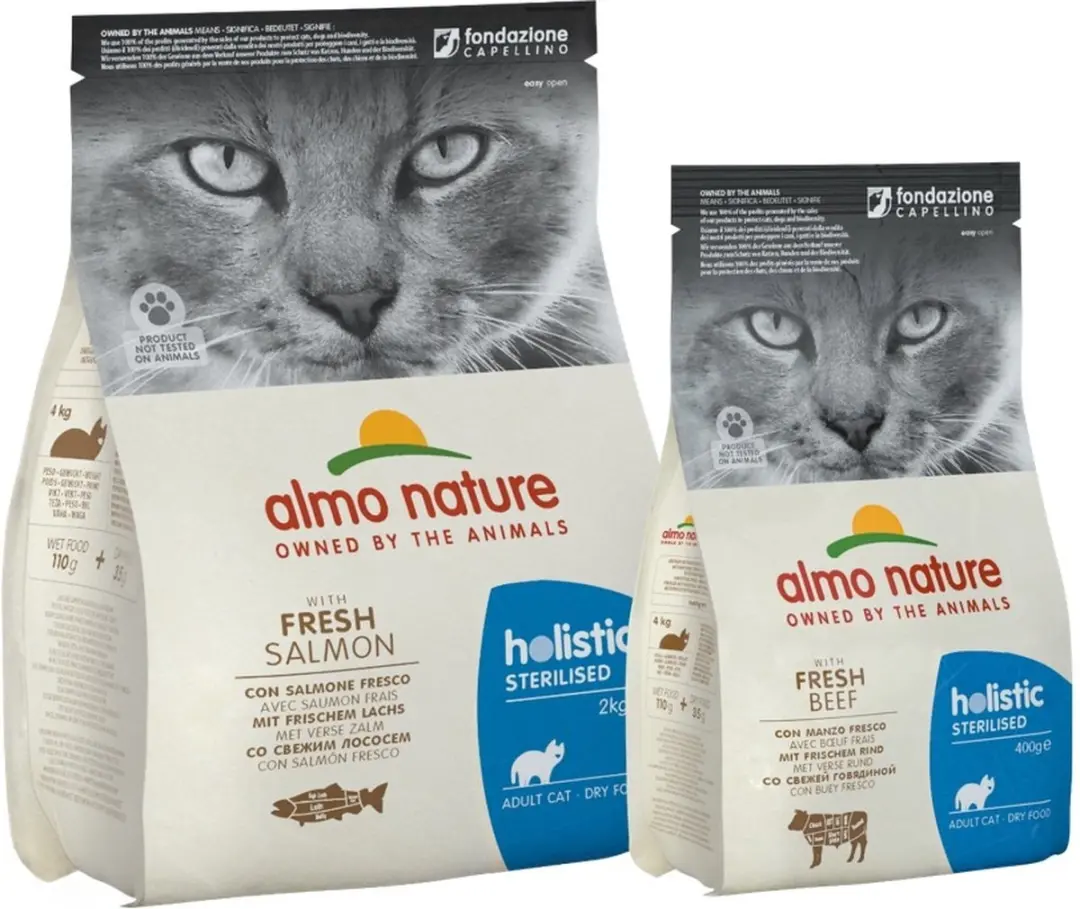 Almo Nature Holistic Gesteriliseerde Katten Zalm 2kg