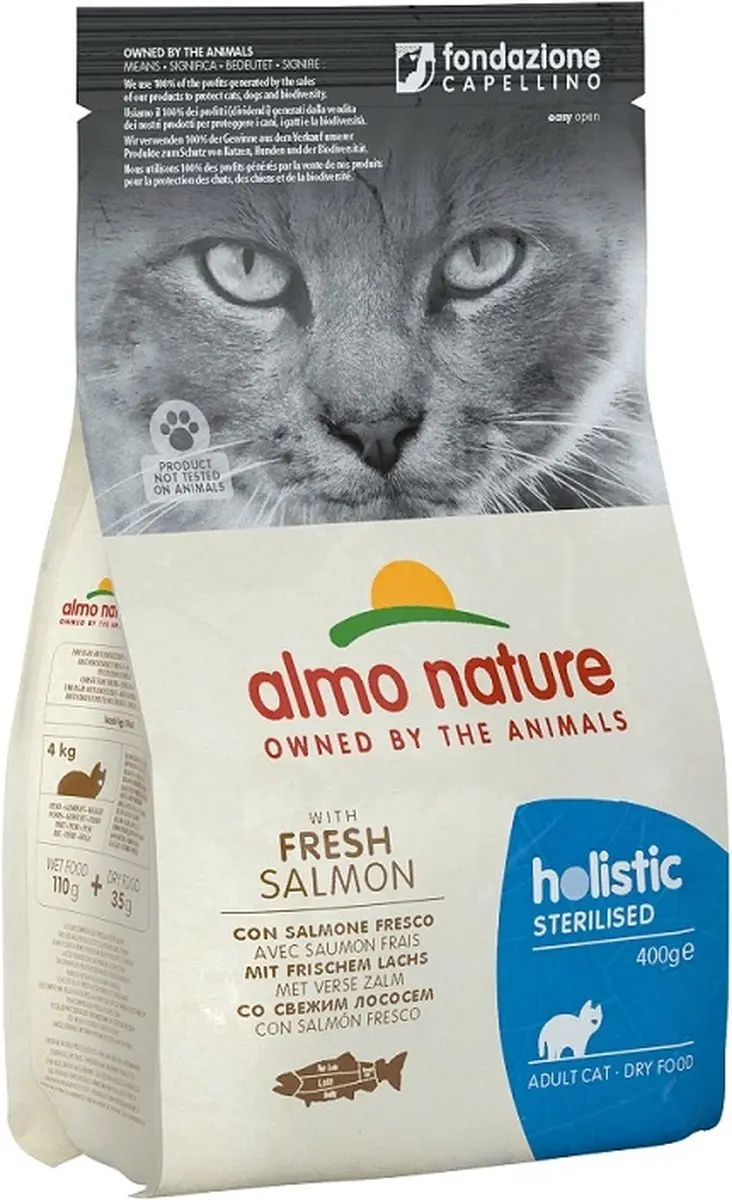 Almo Nature Holistic Gesteriliseerde Katten Zalm 2kg