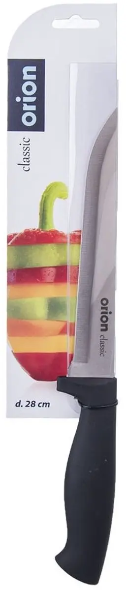 Orion Classic Roestvrijstalen Keukenmes 28cm - Zwart