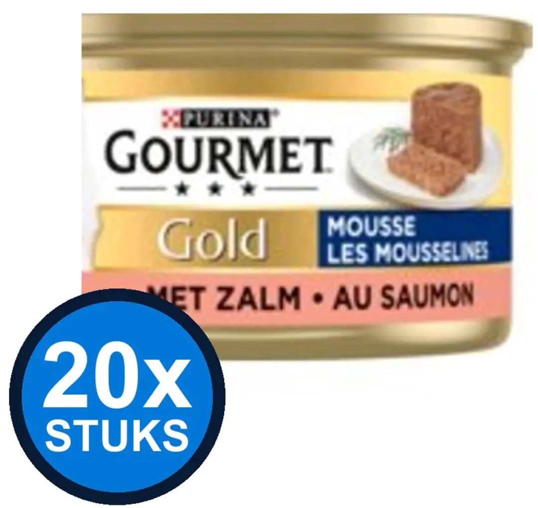 Gourmet Gold Mousse Zalm Natvoer