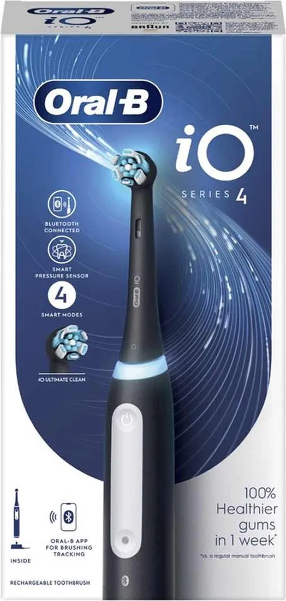 Oral-B iO4 Elektrische Tandenborstel - Zwart