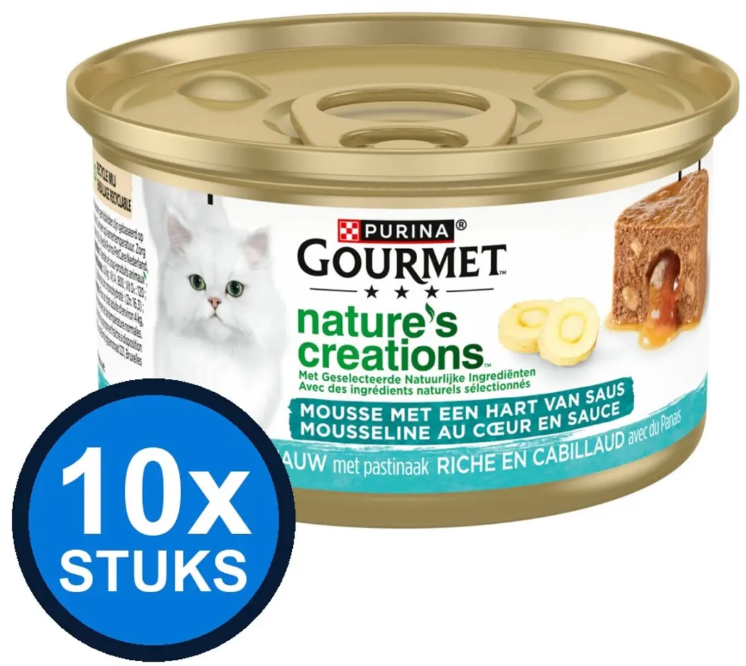Gourmet Nature's Creations Mousse Kabeljauw Natvoer 85g