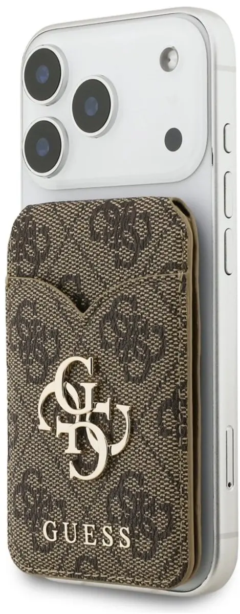 Guess 4G Stand & Mirror MagSafe Wallet - Bruin