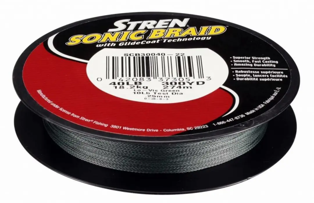 Sonic Braid Low Vis Green Gevlochten Vislijn - 0,22mm - 110m