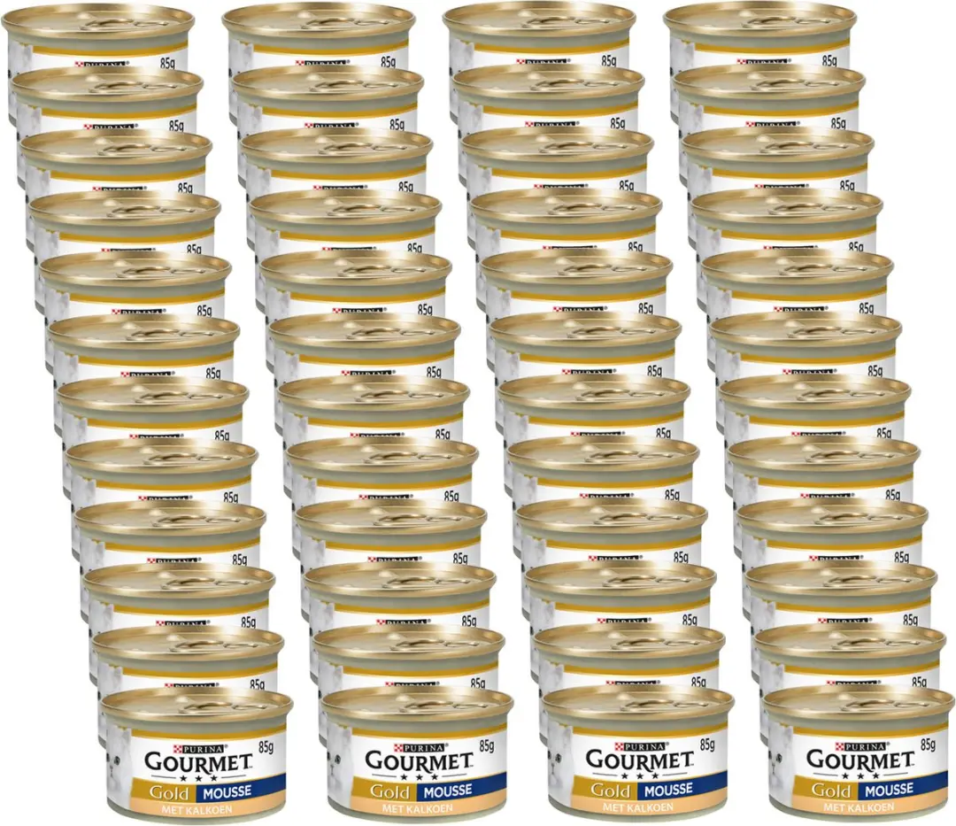 Gourmet Gold Mousse Kalkoen Kattenvoer