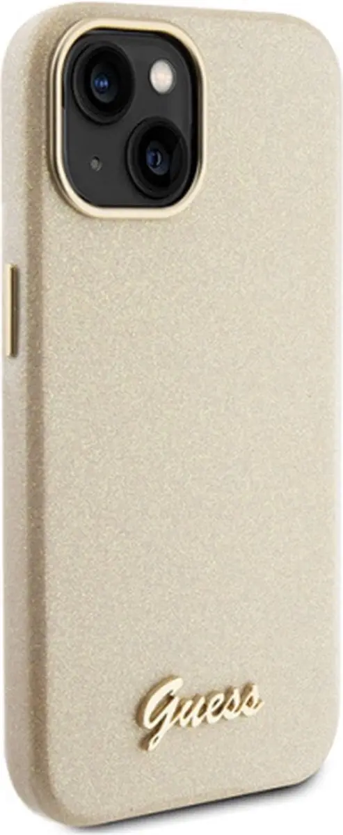 GUESS Glossy Back Case - iPhone 15 - Goud