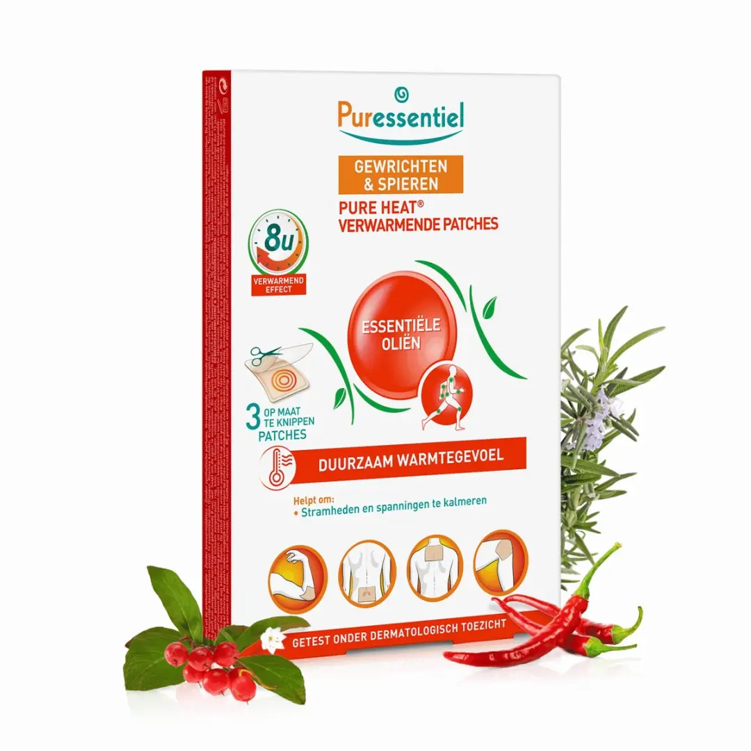 Puressentiel Gewrichten & Spieren Verwarmende Patches - 3 Stuks