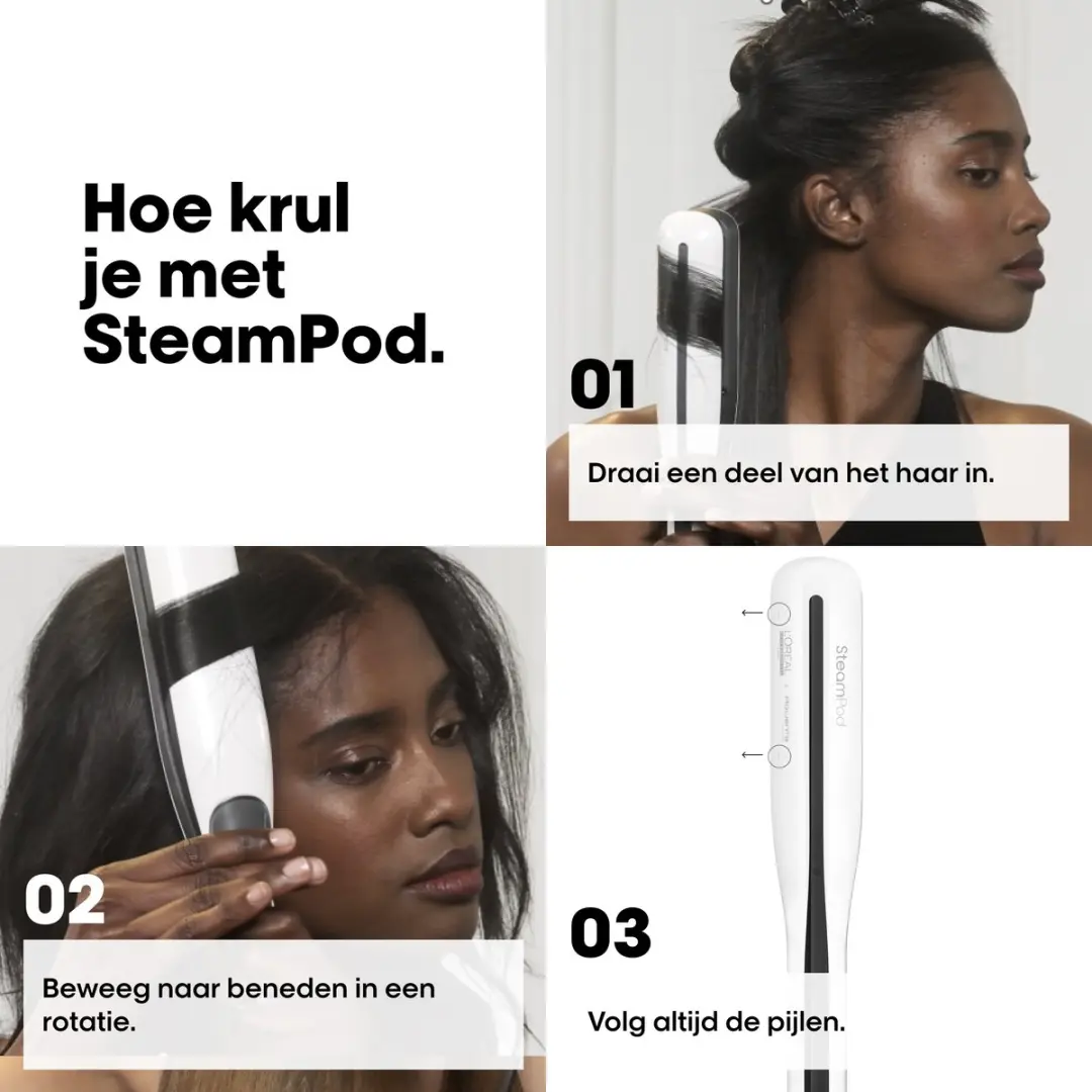 L'Oréal Professionnel Steampod 3.0 E3142101 Stoomstijltang - 3 standen