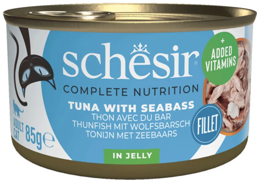 Schesir Kattenvoer Blik Tonijn & Zeebaars