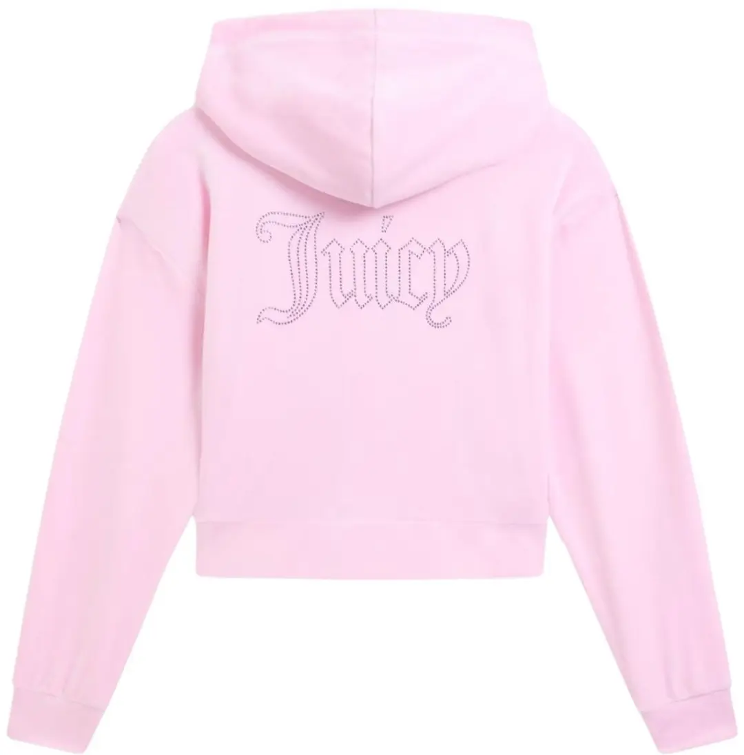 Juicy Couture Iccle Outline Cropped Hoodie S