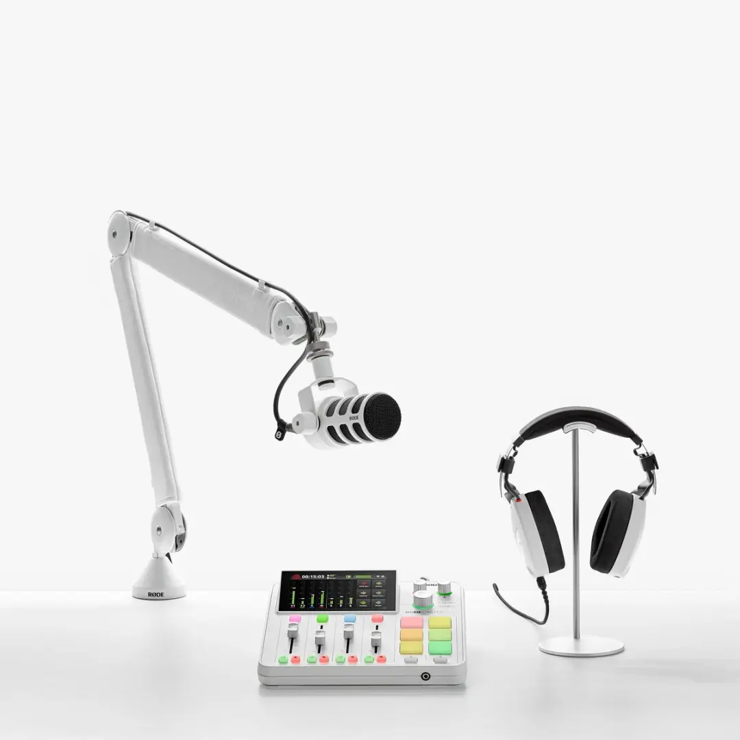 RODE RØDECaster Duo RCDUOW Console - 7 Kanalen - Wit - afbeelding 6 van 6